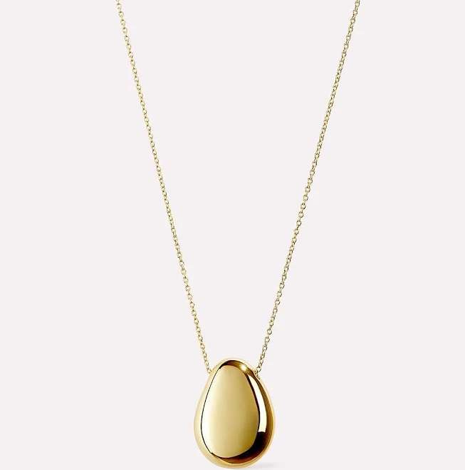 Ana Luisa 14K Gold Pebble Pendant Necklace