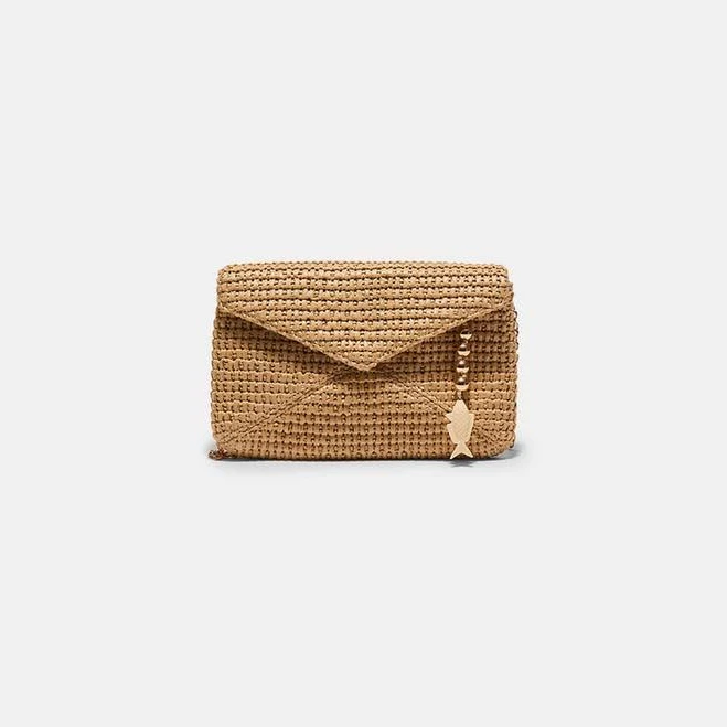 Stradivarius Raffia-effect Crossbody Bag
