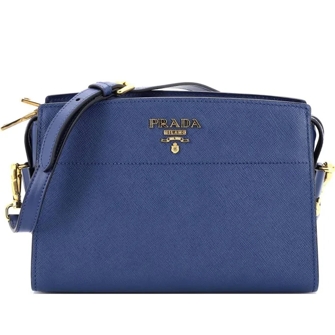 Prada Esplanade Leather Crossbody Bag