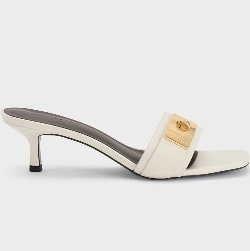 Charles & Keith Aelin Kitten-Heel Mules