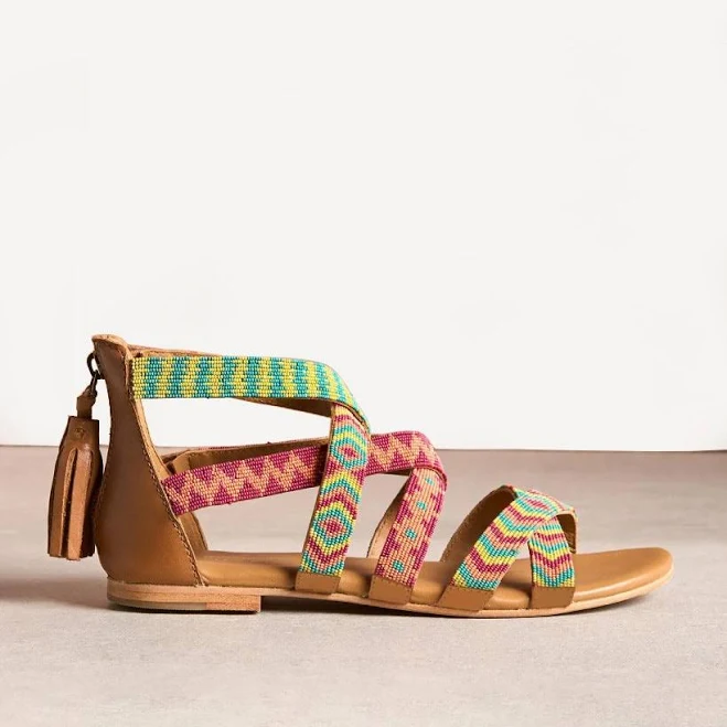 Lauri Flat Leather Sandal