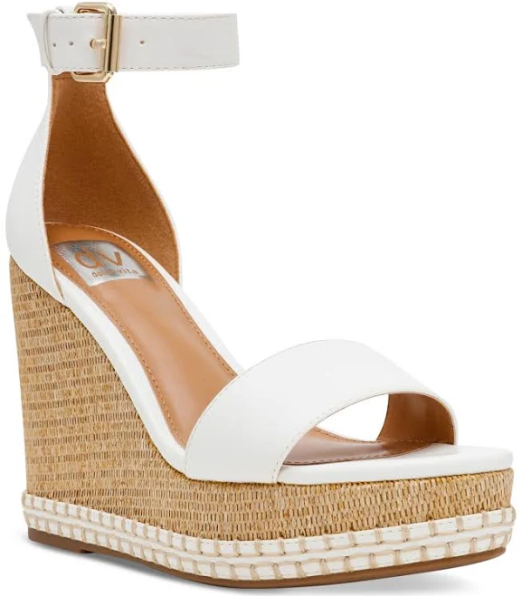 DV Dolce Vita Women's Tammara Ankle-Strap Platform Wedge Sandals