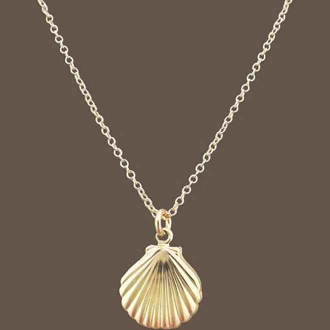14K Gold Filled Shell Necklace