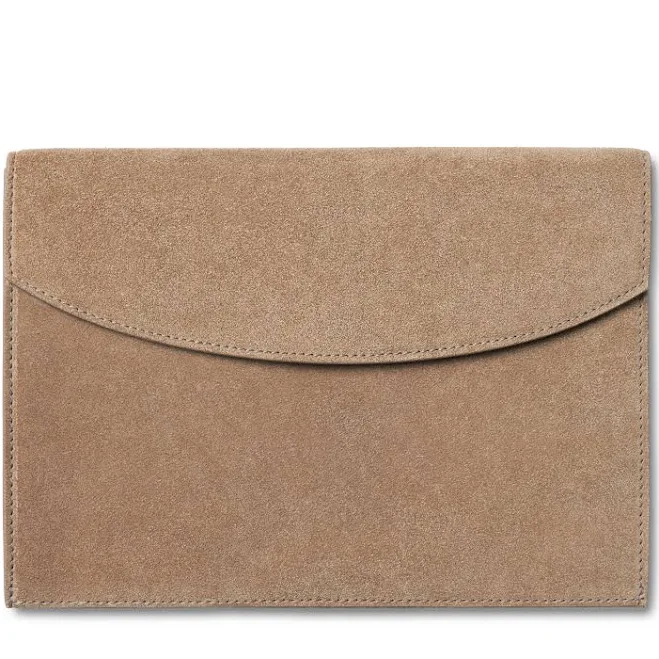 Aerin Suede Envelope Clutch
