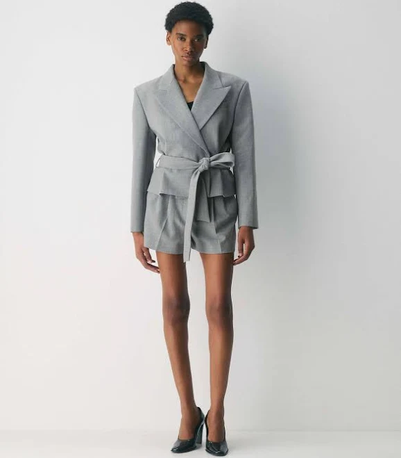 Aritzia Women's Babaton Pleated Mini Shorts