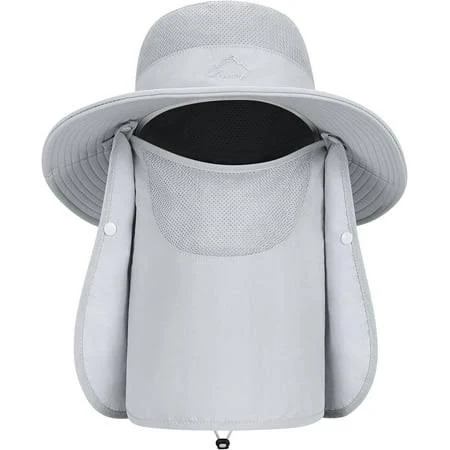 Tagvo Unisex Sun Hat with Detachable Neck Flap