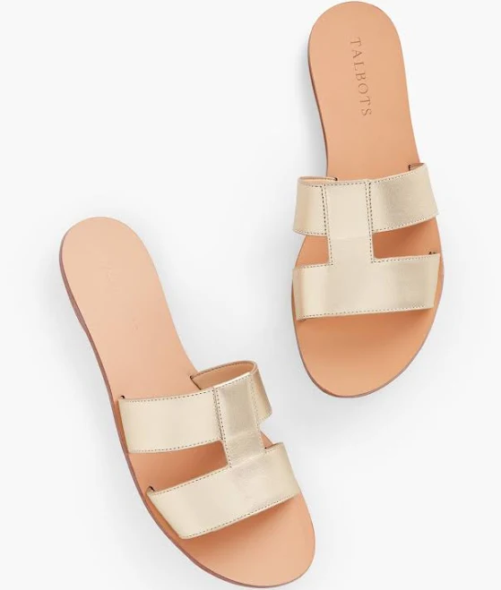 Women's Talbots Hannah Metallic Vachetta Slides