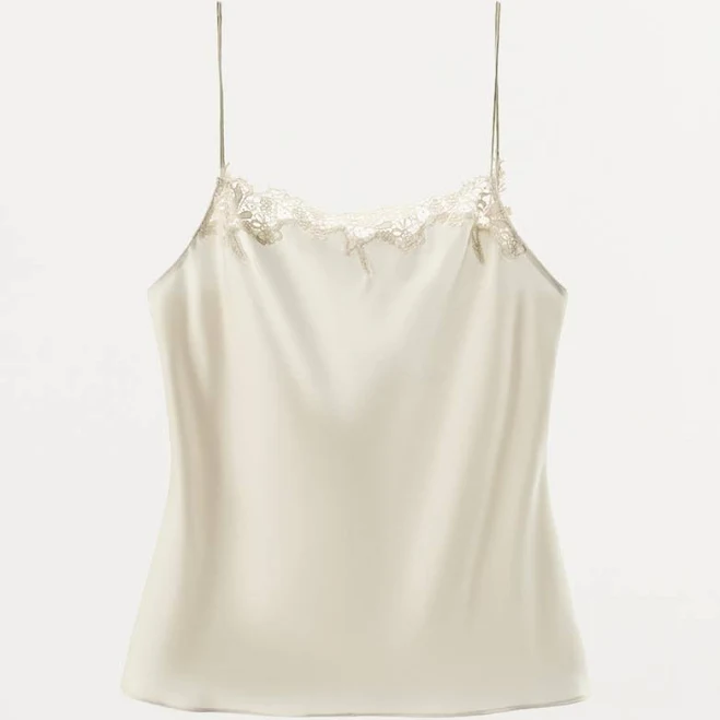 Zara Satin Lace Camisole