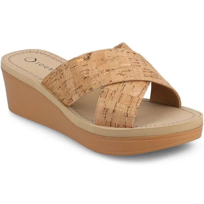 Journee Biara Platform Wedge Sandals