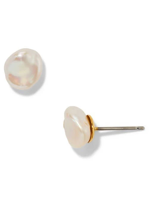 Nadri Women's Madrid Freshwater Pearl Stud Earrings