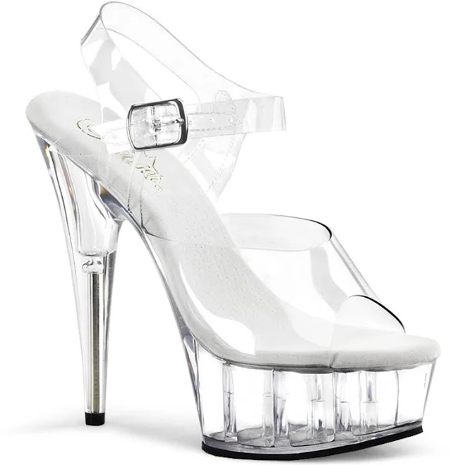 Pleaser DELIGHT-608 Clear