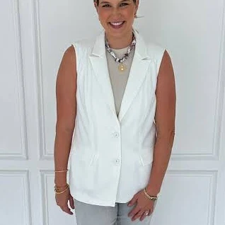 Sleeveless Tailored Blazer