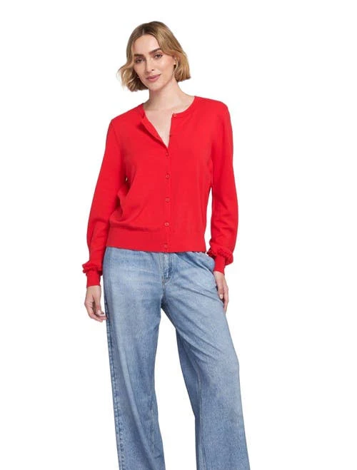 ELLE Collection Women's Fine Gauge Light Weight Cardigan Sweater