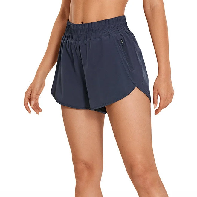 CRZ YOGA Women's Feathery-Fit Soft High Rise Lined Shorts 3