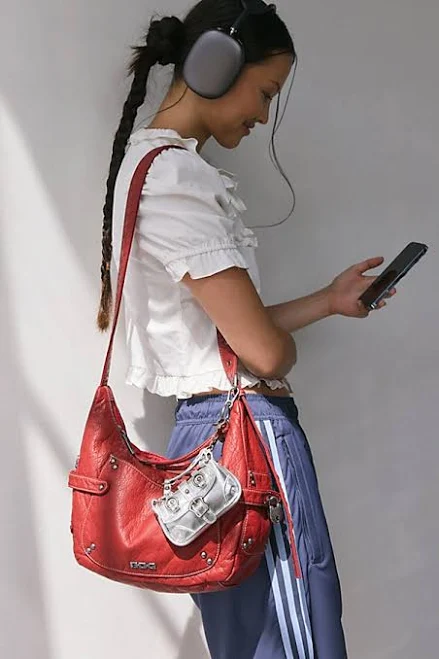 BDG Reggie Faux Leather Crossbody Bag