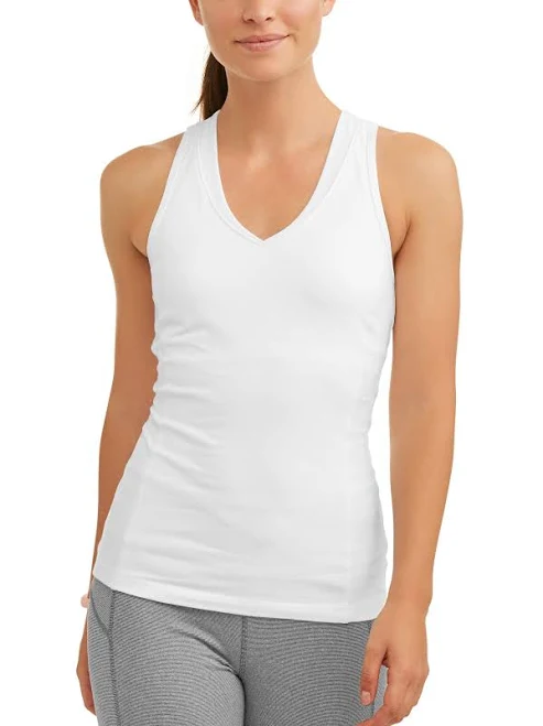 Athletic Works Women's Dri More Core Shelf-Bra Racerback Tank Top
