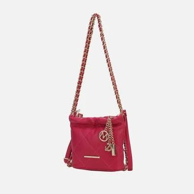 MKF Collection Loriana Women's Quilted Shoulder Handbag by Mia K Vegan Leather