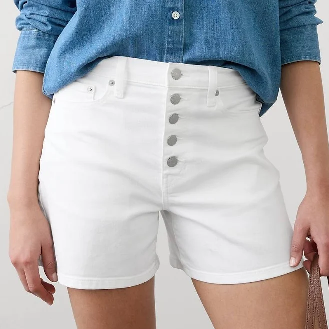 Women's High-Rise Denim Shorts