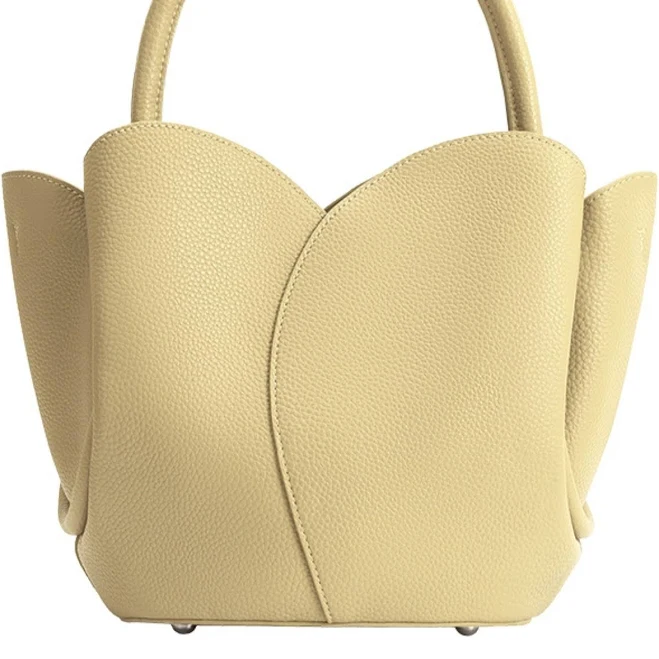 Tulip Recycled Vegan Leather Top Handle Bag