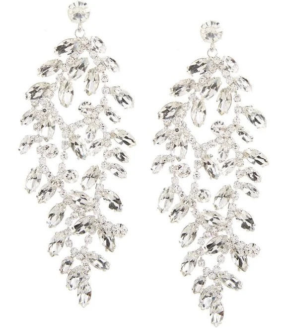 Cezanne Eveline Crystal Chandelier Earrings