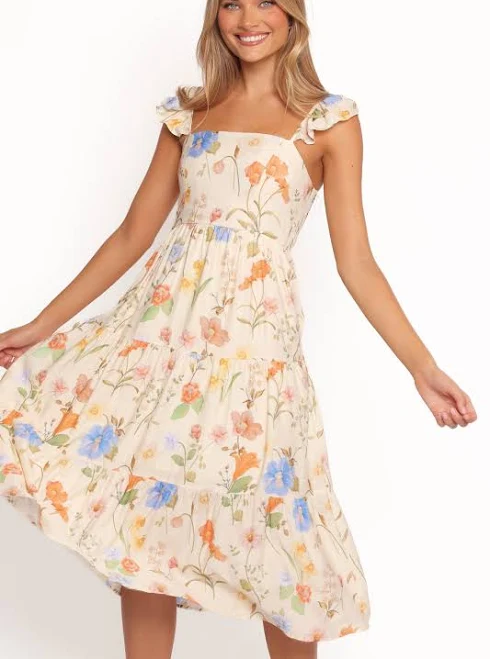 PETAL & PUP Women's Laela Floral Midi Dress