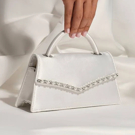 Linzi Women's Sorelle Pearl Embellished Clutch Bag