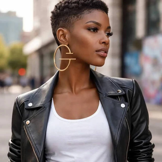 Minimalist Oversized Hoop Earrings