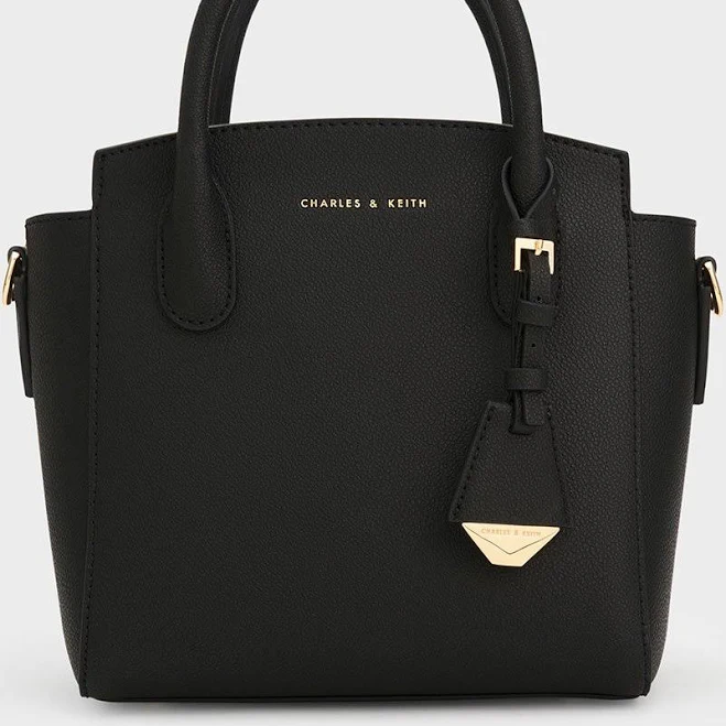 Charles & Keith Harper Structured Top Handle Bag