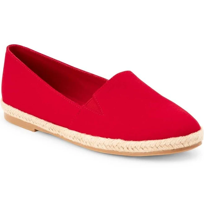 House of Bruar Ladies Canvas Slip-On Espadrilles