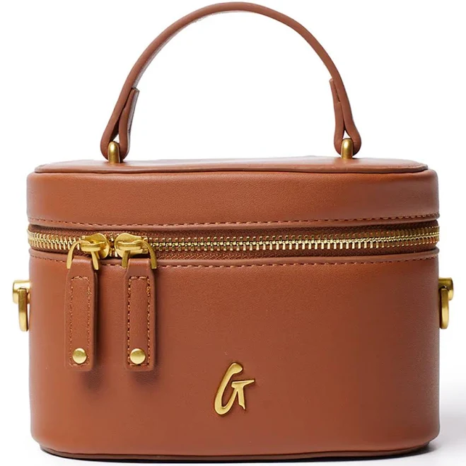 Mini Smooth Gold Vanity Bag Glam-Aholic Lifestyle