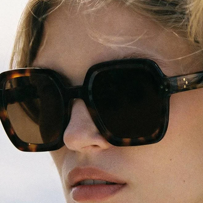 Jimmy Fairly Tortoise Square Oversized Eyeglasses in Acetate