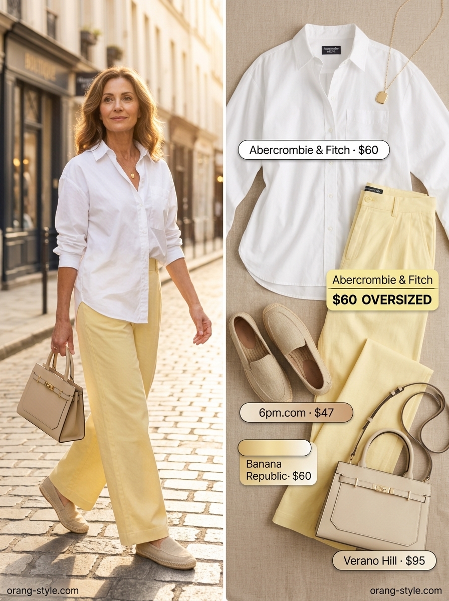 summer cotton outfit for women over 60 2026 outfit idea - fashion styling inspiration