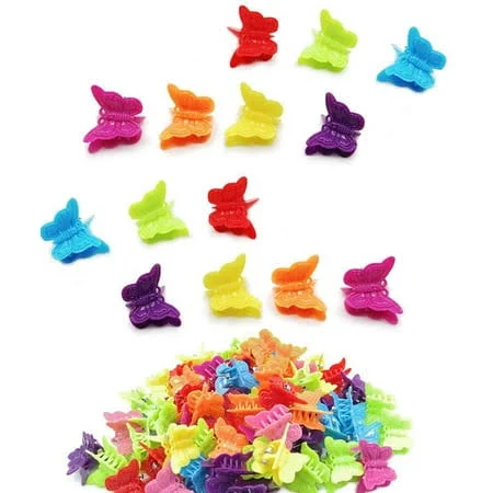 accessory 50 Pack Butterfly Hair Clips Walmart - yyed1 $5.99