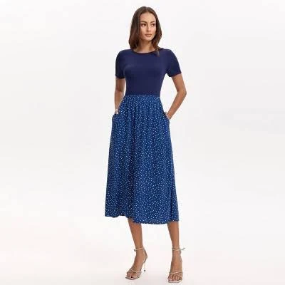 dress A New Day Women's Polka Dot Short Sleeve Midi Dress Target $32