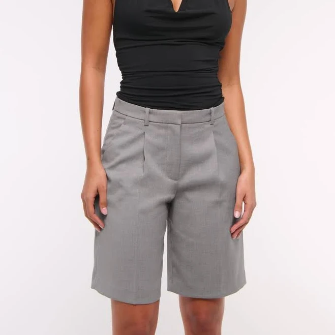 shorts Abercrombie & Fitch Women's Mid Rise Bermuda Shorts Abercrombie & Fitch $70