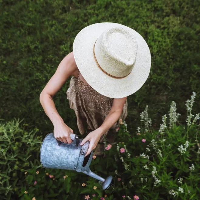 accessory American Hat Makers Johvan Straw Sun Hat American Hat Makers $77