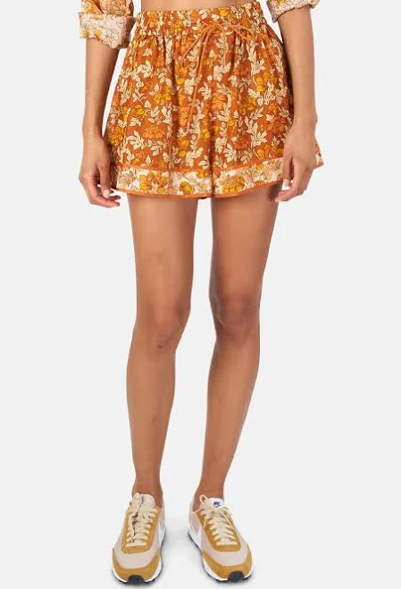 shorts Andie Relaxed Short Terracotta Floral, 0P Blue&Cream $225