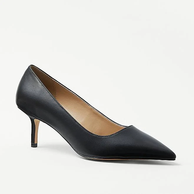 shoes Ann Taylor Women's Daphne Leather Pumps Ann Taylor $95.4