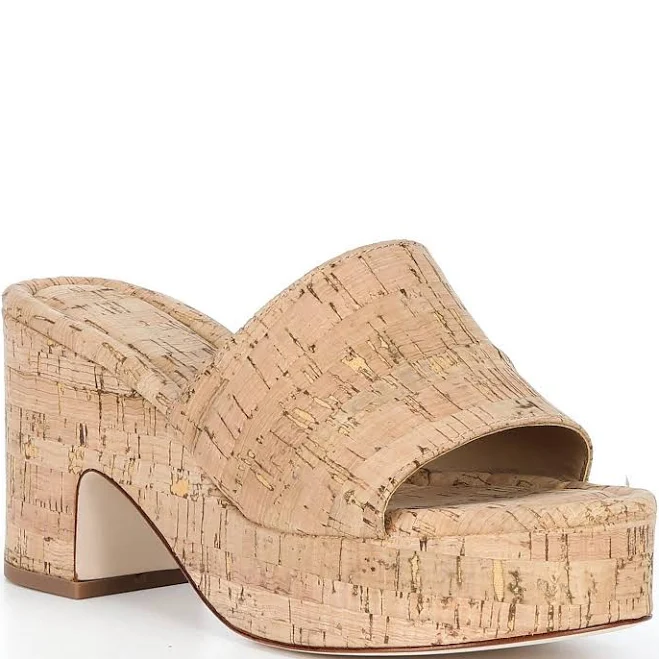 shoes Antonio Melani Roby Cork Platform Sandals Dillard's $129.99