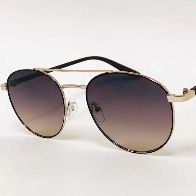 accessory Aviator Sunglasses Round Gold Frame Brown Gradient Lens Fashion Shades eBay - zulfor0 $14.99