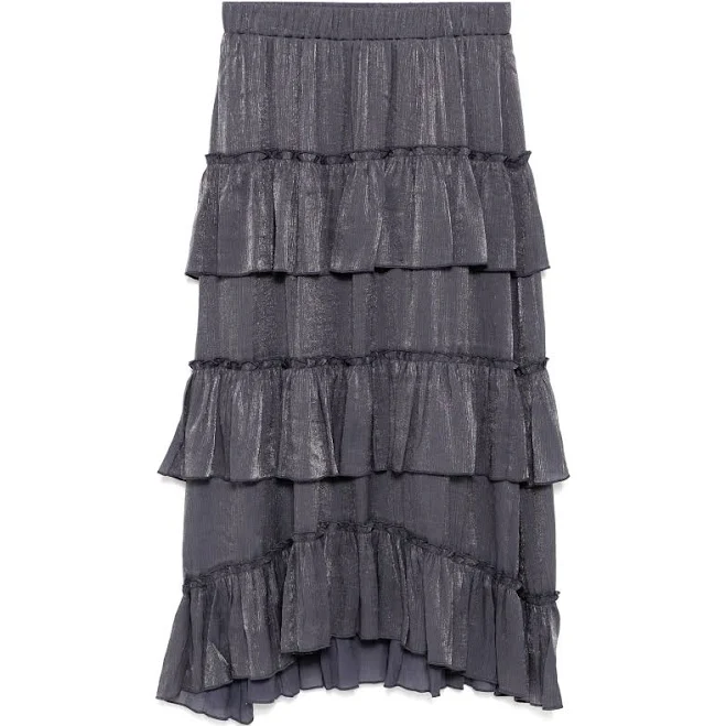 skirt B+ab Women's Tiered Ruffle Midi Skirt farfetch.com $117