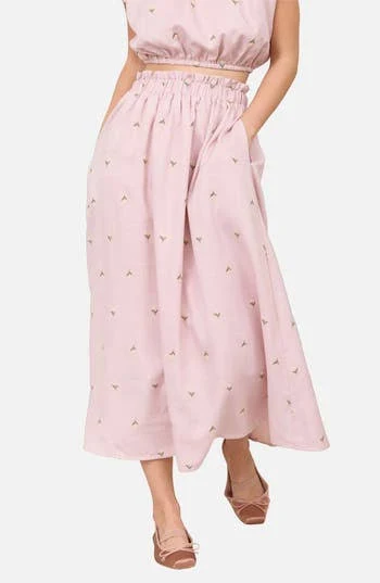 skirt Blu Pepper Floral Embroidered Mid Skirt Nordstrom Rack $39.97