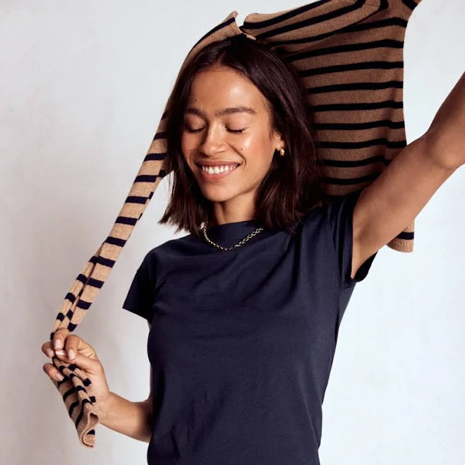 top Boden Women's Supersoft Boat Neck T-Shirt Boden $45