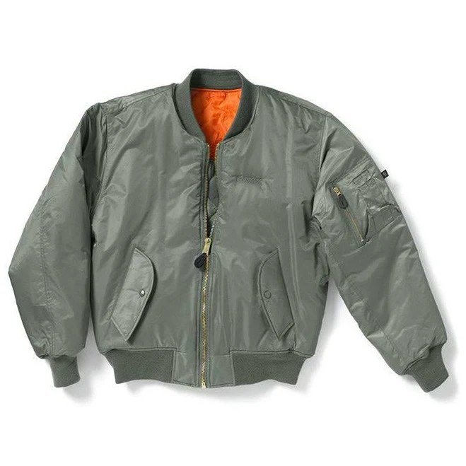 outerwear Boeing MA-1 Classic Military Bomber Flight Jacket Pilot's HQ $59.4