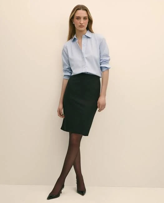 bottoms Brooks Brothers Women's Essential Stretch Wool Pencil Skirt Brooks Brothers $228