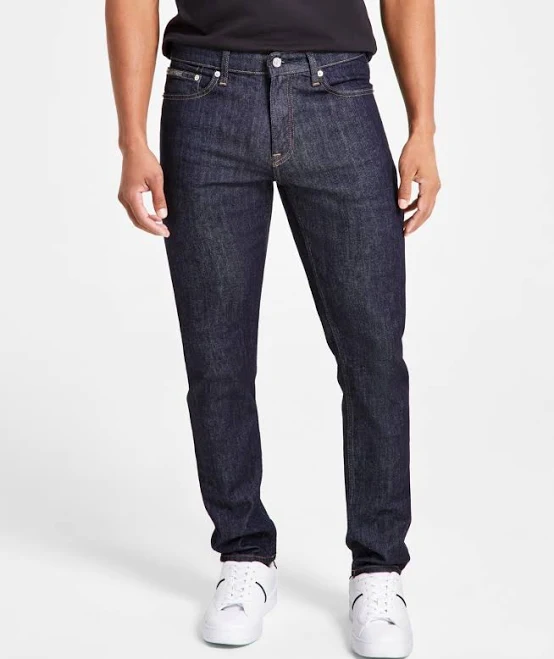 jeans Calvin Klein Men's Slim Fit Stretch Jeans Macy's $55.44