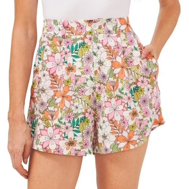 shorts Cece Women's Shorts Cece Floral Printed Pleated Shorts Sweet Pink Multi eBay - khanboutiquefinds $59