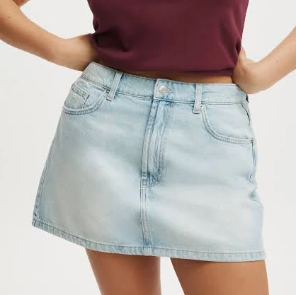 skirt Cotton On Women's Original Denim Mini Skirt Cotton On $22.49