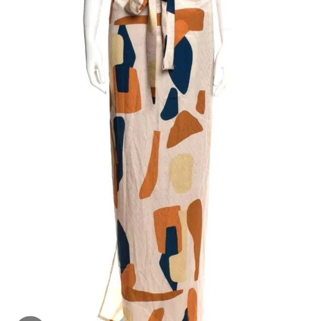 skirt Diarrablu Multicolor Abstract Maxi Skirt Poshmark $93