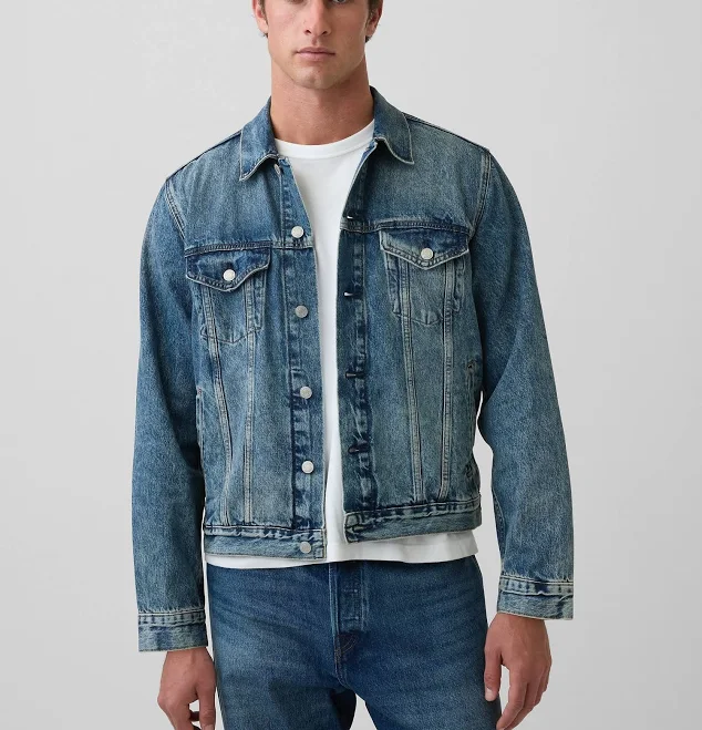outerwear Gap Men's Classic Icon Denim Jacket Gap $62